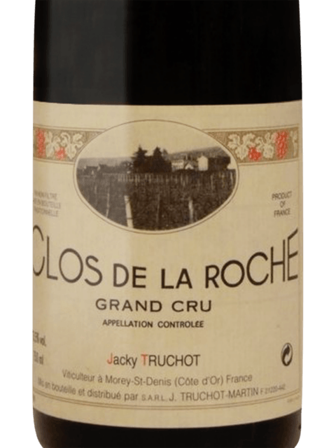 ワイン CLOS DE LA ROCHE 1996 Jacky Truchot 1996 Jacky Truchot Clos de la Roche