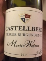 Martin Waßmer Castellberg Grauer Burgunder