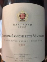 Hartford Court Dutton-Sanchietti Vineyard Pinot Noir