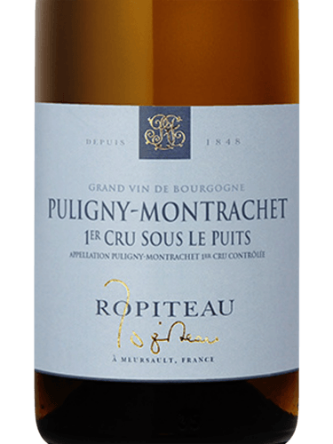 Ropiteau Freres Puligny-Montrachet 1er Cru 'Sous le Puits