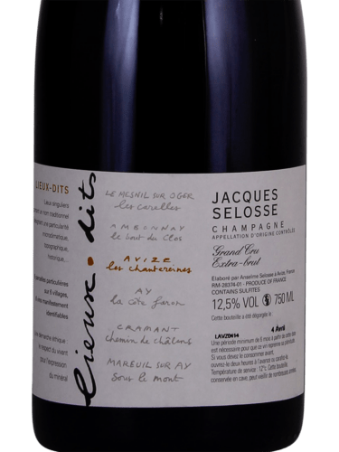 N.V. Jacques Selosse Lieux-dits Les Chantereines Extra Brut