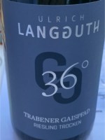 Weingut Ulrich Langguth 36° Trabener Gaispfad Riesling Trocken