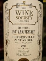 The Wine Society The Society's 150th Anniversary Geyserville Zinfandel