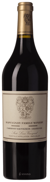 Kapcsandy State Lane Vineyard Cabernet Sauvignon Grand-Vin