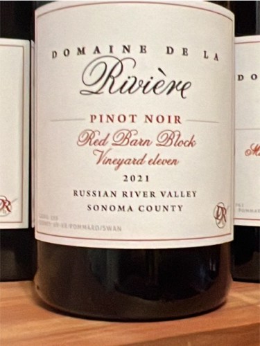 Domaine de la Rivière Red Barn Block Vineyard Eleven Pinot Noir ...