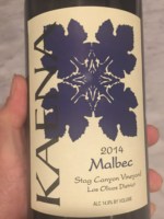 Kaena Stag Canyon Vineyard Malbec
