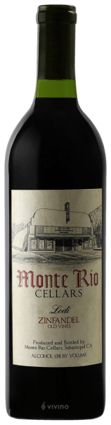 Monte Rio Cellars Zinfandel Old Vines