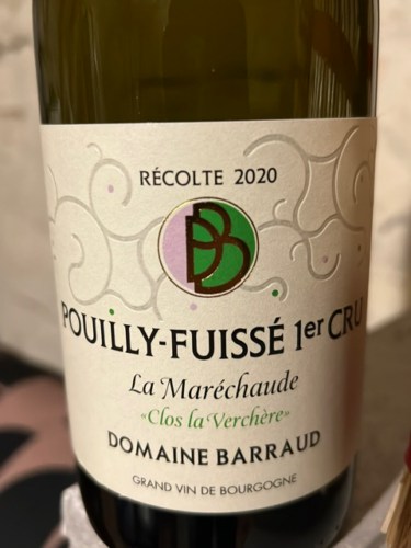 Clos la Verchére Pouilly-Fuissé 1er Cru 'La Maréchaude' Blanc