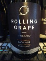 Rolling Grape Vineyard Wild Ferment Baco Boir
