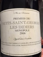 Thibault Liger-Belair Nuits-Saint-Georges Premier Cru 'Les Didiers' Monopole