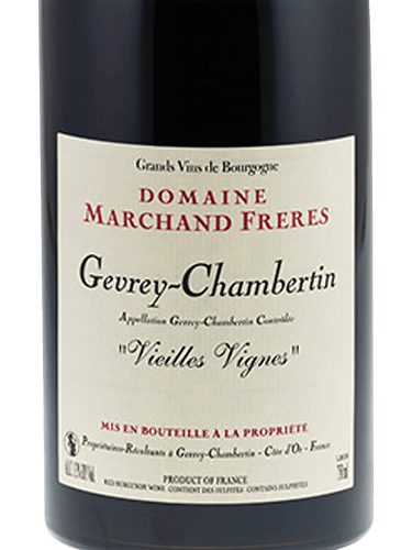 ワイン Domaine Marchand Freres Gevrey-2016 Domaine Marchand Freres Vieilles Vignes Gevrey-Chambertin | Vivino