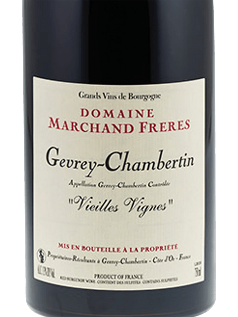 ワイン Domaine Marchand Freres Gevrey-2016 Domaine Marchand Freres Vieilles Vignes Gevrey-Chambertin | Vivino