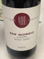 Azienda Agricola 499 San Giorgio Langhe Pinot Nero