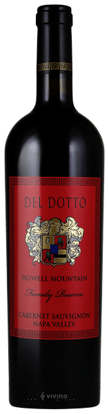 Del Dotto Cabernet Sauvignon Howell Mountain Family Reserve
