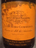 Veuve Clicquot Cuvée Hors Commerce Brut Champagne