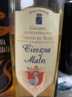 Benito Ferrara Cicogna Grappa Monovitigno Greco di Tufo