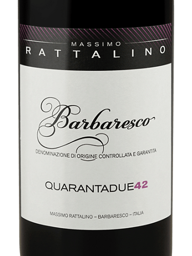 ワイン Massimo Rattalino Barbaresco 2015 Massimo Rattalino Quarantadue 42 Barbaresco | Vivino English