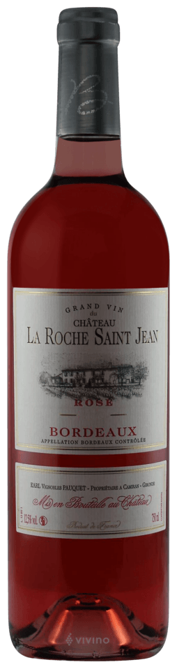 Château La Roche Saint Jean Bordeaux Rosé | Vivino English