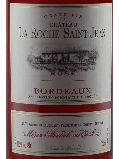 Château La Roche Saint Jean Bordeaux Rosé | Vivino English