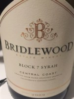 Bridlewood Block 7 Syrah