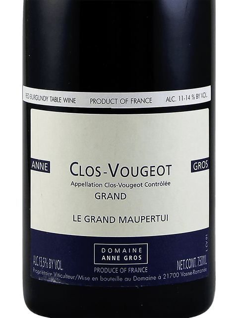 Domaine Anne Gros Clos-Vougeot Grand Cru Le Grand Maupertui