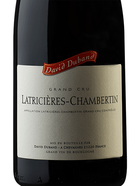 David Duband Chambertin 2010 グランクリュ David Duband Chambertin 2010 グランクリュ David Duband Latricieres