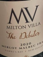 Milton Villa The Debater Merlot - Malbec