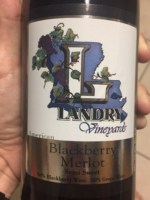 Landry Vineyards Blackberry Merlot Semi Sweet