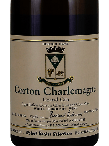 Corton Charlemagne Bertrand Ambroise 【公式通販】