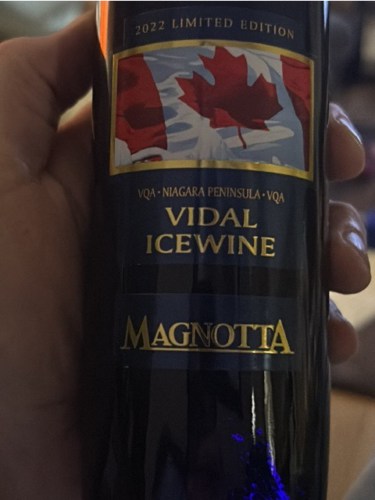Magnotta Vidal Icewine | Vivino Português (Brasil)