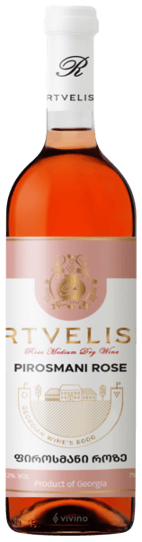 Rtvelisi (რთველისი) Pirosmani Rosé Medium Dry (ფიროსმანი როზე საშუალო მშრალი)