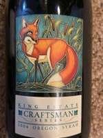 King Estate Craftsman Series Syrah