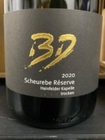 Borell Diehl Hainfelder Kapelle Réserve Scheurebe Trocken