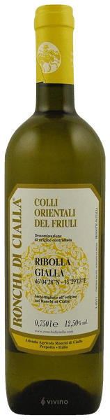 Ronchi di Cialla Ribolla Gialla