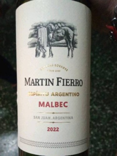 MARTIN FIERRO MALBEC 6X750 - imagen 5