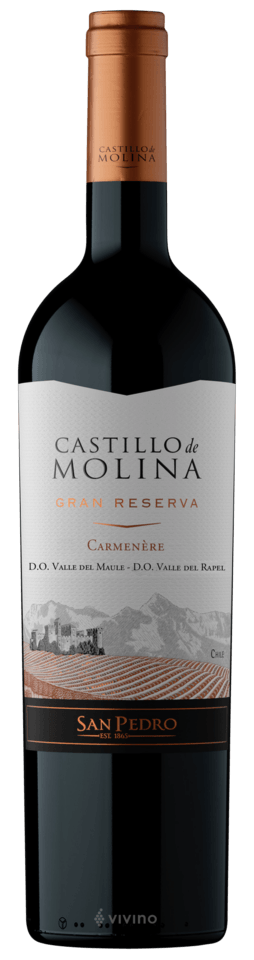 San Pedro Castillo de Molina Gran Reserva Carmenère | Vivino English