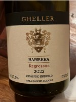 Vinho Gheller Tinto Seco Brasil Regressus Barbera 2022 750ml