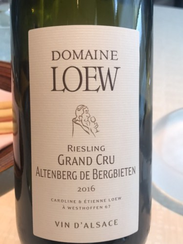 Domaine Loew Riesling Alsace Grand Cru 'Altenberg de Bergbieten' Vivino