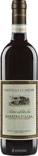 Castello di Neive Barbera d'Alba Sulfites Free