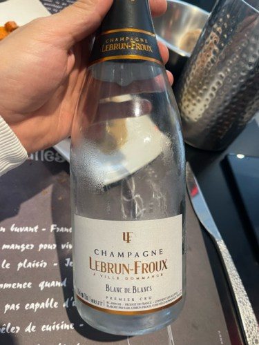 Lebrun-Froux Blanc de Blancs Brut Champagne Premier Cru | Vivino US