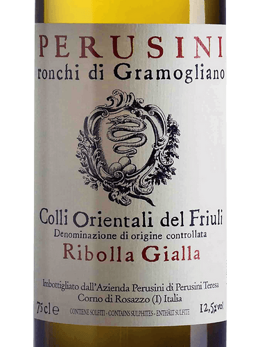 Perusini Ribolla Gialla Friuli Colli Orientali | Vivino US