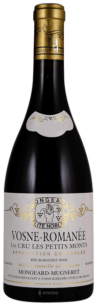 Mongeard-Mugneret Vosne-Romanée 1er Cru Les Petits Monts