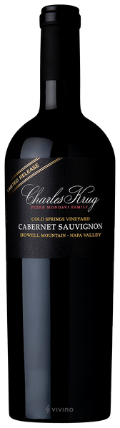 Charles Krug Cabernet Sauvignon Cold Springs Vineyard