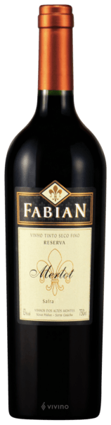 Vinho Fabian Tinto Seco Brasil Reserva Merlot 2020 750ml