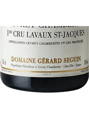 Gérard Seguin Gevrey-Chambertin 1er Cru 'Lavaut St Jacques