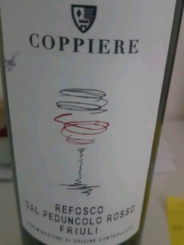 Cantina Del Coppiere Refosco Dal Peduncolo Rosso Vivino