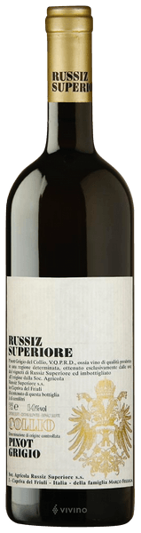 Russiz Superiore Pinot Grigio Collio