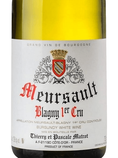 ワイン Meursault 1er Blagny 1995 Joseph Matrot Meursault 1er Blagny 1995 Joseph Matrot BOURGOGNE (60) - Mon