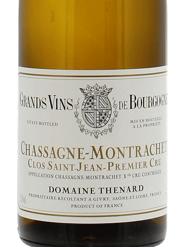Chassagne-Montrachet Premier Cru 'Clos Saint Jean'