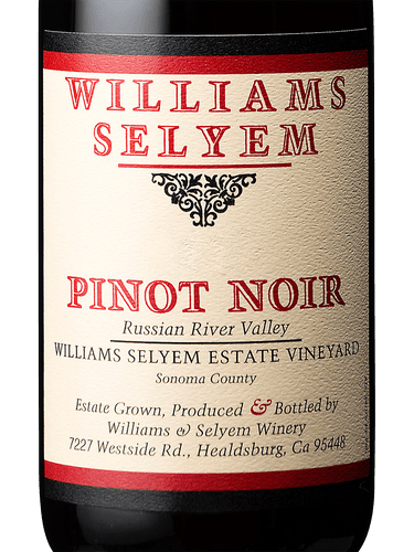 Williams Selyem Estate Vineyard Pinot Noir